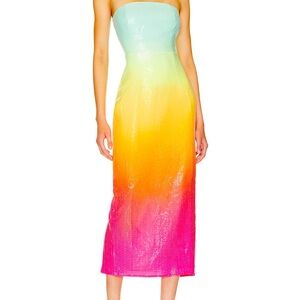 Malibu midi dress. Runaway the label. Size small.